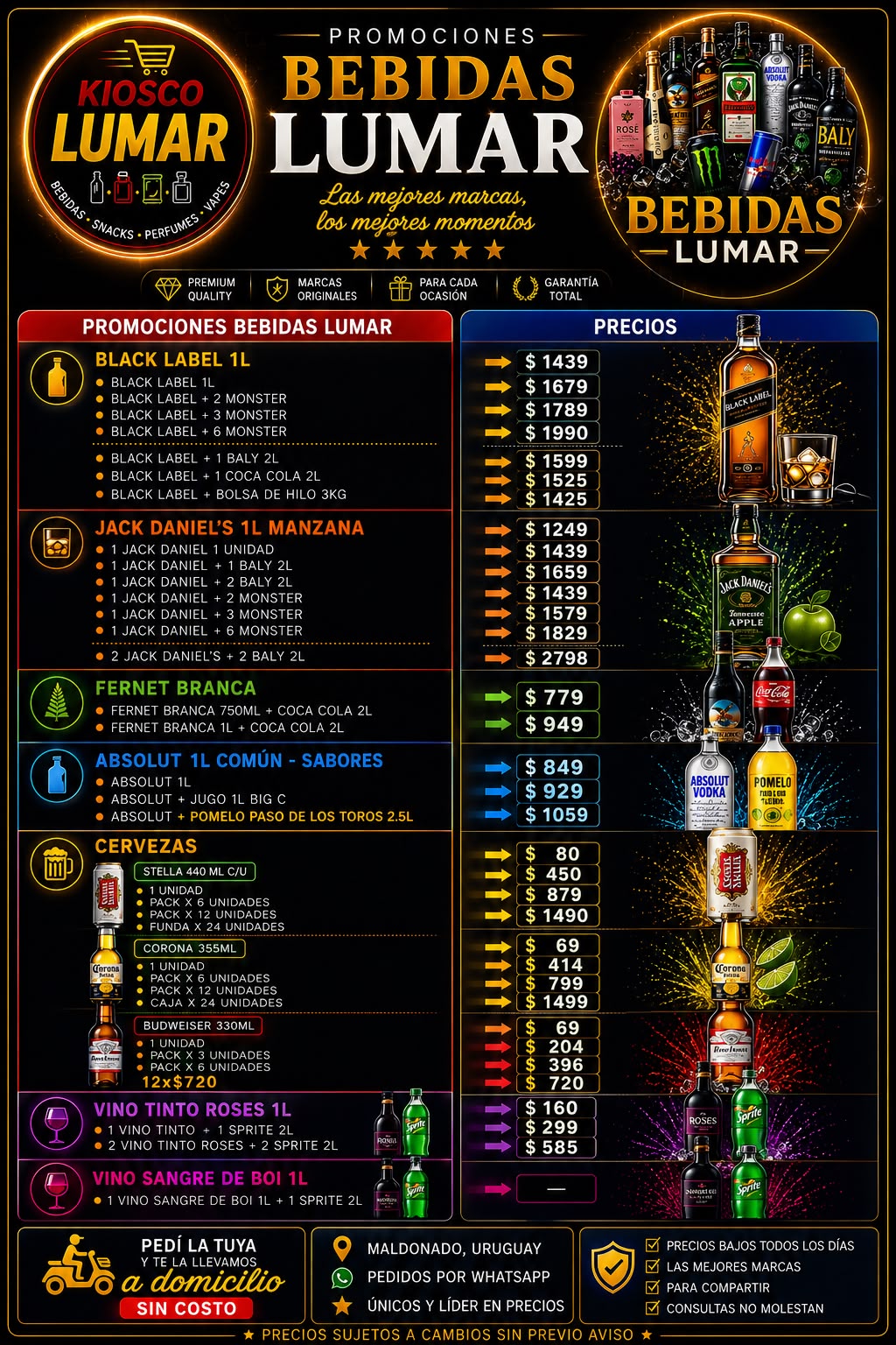 Promociones Bebidas Lumar